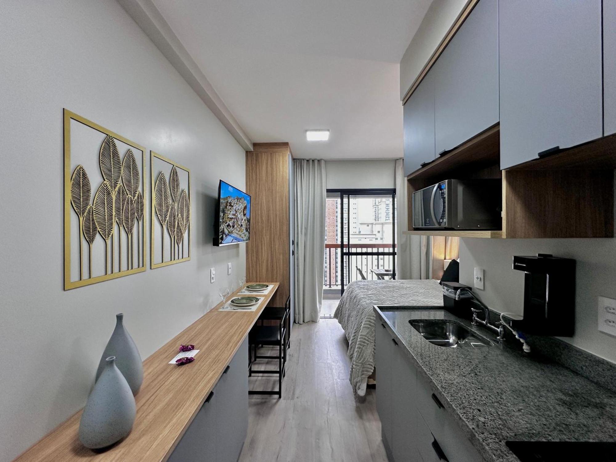 Com Piscina A 1 Minuto A Pe Do Metro Brooklin Apartamento